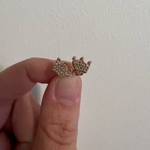 Pandora Crown Earrings